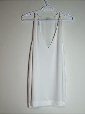 Babaton Morris Blouse / Split-Side Camisole – White (Size Large)